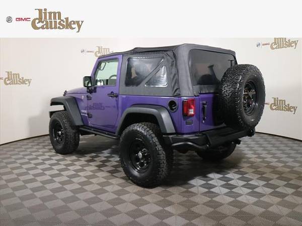 2018 Jeep Wrangler JK SUV Sport - Jeep Purple - - by for sale in Clinton Township, MI – photo 4