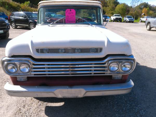 1959 Ford F100 Custom - - by dealer - vehicle for sale in Leicester, VT – photo 2