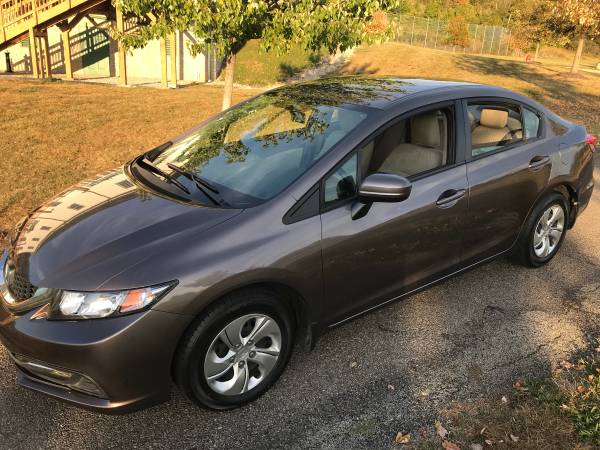 2014 Honda Civic Lx Sedan - Only 55k Miles, Loaded, Great Mpg!!! for sale in West Chester, OH – photo 2