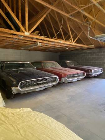 Barn Find 67-68 Ford Thunderbird Project/Parts Cars - cars & trucks... for sale in Mansfield, OH – photo 2