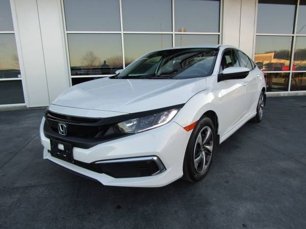 2019 *Honda* *Civic Sedan* *LX CVT* Platinum White P - cars & trucks... for sale in Omaha, NE – photo 3