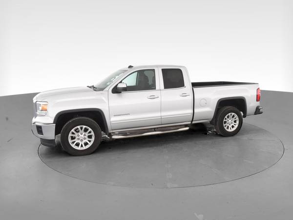 2014 GMC Sierra 1500 Double Cab SLE Pickup 4D 6 1/2 ft pickup Silver... for sale in Arlington, District Of Columbia – photo 4