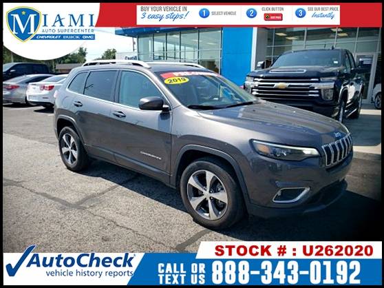 2019 Jeep Cherokee Limited 4WD SUV -EZ FINANCING -LOW DOWN! for sale in Miami, MO
