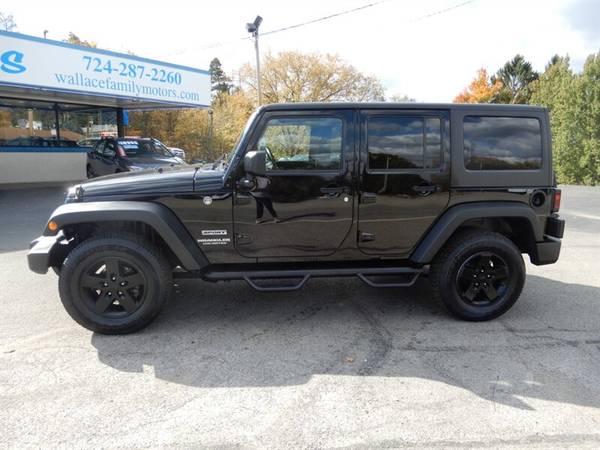 2016 Jeep Wrangler Unlimited Sport With S Package 4X4 - cars &... for sale in Butler, PA