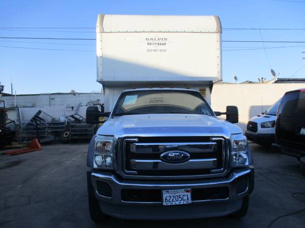 2011 FORD F550 XLT 20FT 3 TON MOVING GRIP BOX TRUCK LIFTGATE 110K... for sale in GARDENA, TX – photo 2