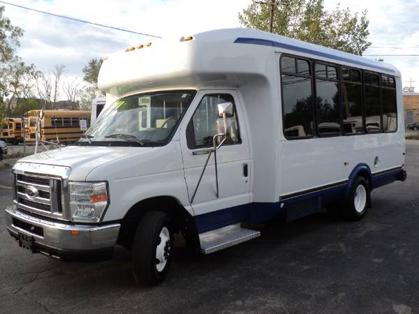 2010 FORD E450 SHUTTLE BUS HANDICAP ACCESSIBLE WHEELCHAIR LIFT for sale ...