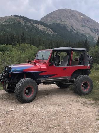 1995 JEEP YJ, 77K, Ext base, 4.0, 35's, TRADES WELCOME!! for sale in Alma, CO – photo 5