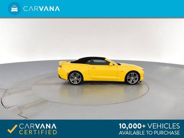 2017 Chevy Chevrolet Camaro LT Convertible 2D Convertible Yellow - for sale in Atlanta, VA – photo 10