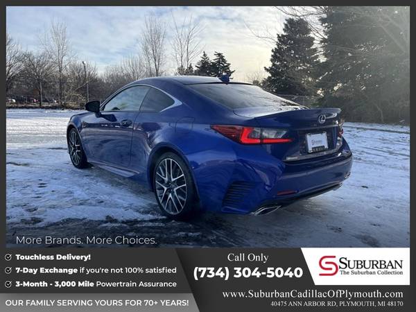 751/mo - 2016 Lexus RC 200t 200 t 200-t - - by dealer for sale in Plymouth, MI – photo 4