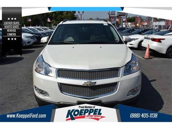 2012 Chevrolet Traverse SUV LTZ - white for sale in Woodside, NY – photo 10
