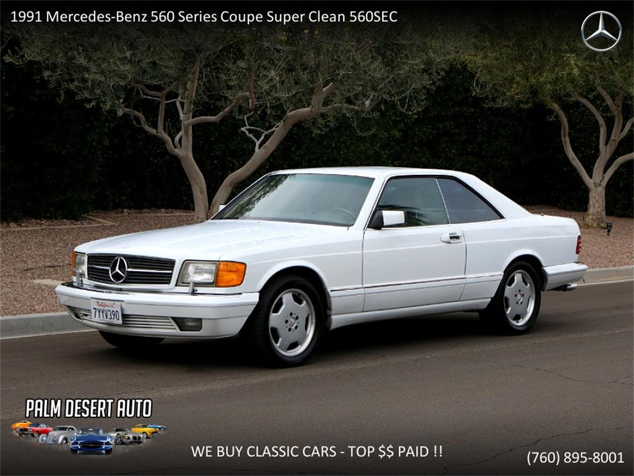 1991 Mercedes-Benz 560SEC for sale in Palm Desert , CA – photo 2