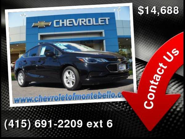 2016 Chevrolet Cruze LT Auto for sale in Montebello, CA