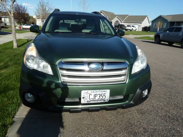 2013 Subaru Outback - green for sale in Kalispell, MT – photo 2