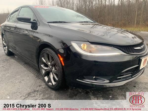 2015 CHRYSLER 200S! HEATED LEATHER! TOUCH SCREEN! REMOTE STARTER!! -... for sale in N SYRACUSE, NY