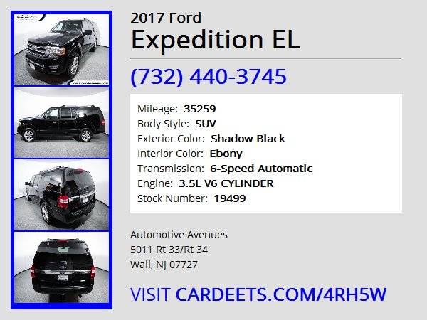 2017 Ford Expedition EL, Shadow Black for sale in Wall, NJ – photo 22