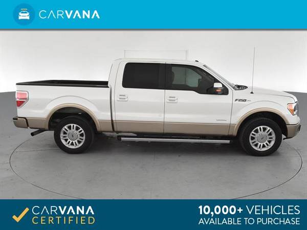2012 Ford F150 SuperCrew Cab Lariat Pickup 4D 5 1/2 ft pickup White - for sale in San Antonio, TX – photo 10
