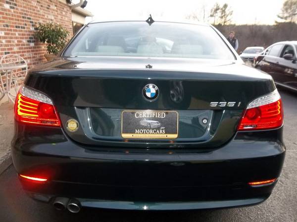 2008 BMW 535i Twin Turbo, 74k Miles, Auto, Green/Tan, P.Roof, Perfect! for sale in Franklin, ME – photo 4