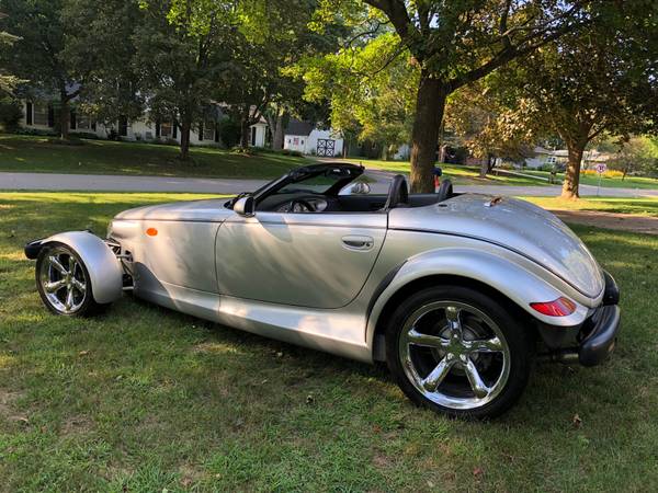 2000 Silver Plymouth Prowler Convertible - stunning collector's car! for sale in Kalamazoo, MI – photo 3