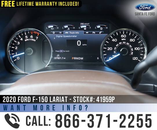 2020 FORD F150 LARIAT 4WD EcoBoost - WIFI - Leather Seats for sale in Alachua, GA – photo 16