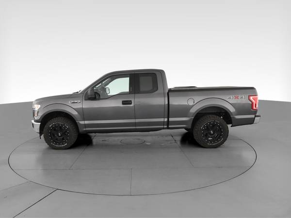 2017 Ford F150 Super Cab XLT Pickup 4D 6 1/2 ft pickup Gray -... for sale in West Palm Beach, FL – photo 5
