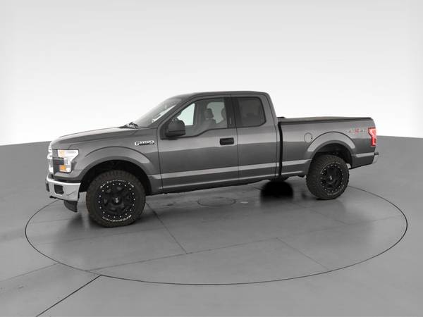 2017 Ford F150 Super Cab XLT Pickup 4D 6 1/2 ft pickup Gray -... for sale in West Palm Beach, FL – photo 4