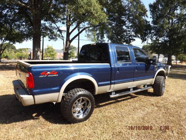 2008 FORD F250 KING RANCH FX4, DIESEL, LIFTED AND DELETED ! EXTRAS ! for sale in Experiment, GA – photo 3