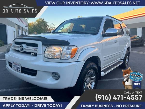 155/mo - 2007 Toyota Sequoia LimitedSUV - - by dealer for sale in Rocklin, NV