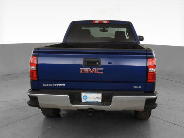 2014 GMC Sierra 1500 Double Cab SLE Pickup 4D 6 1/2 ft pickup Blue -... for sale in Worcester, MA – photo 9