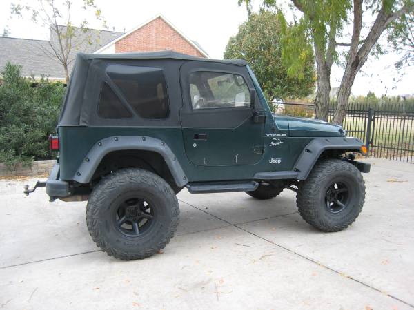 1999 Jeep Wrangler Sport - cars & trucks - by owner - vehicle... for sale in Denton, TX – photo 3