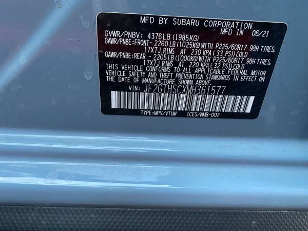 2021 Subaru Crosstrek 2 5i SPORT AWD - 2, 507 Miles for sale in Chicopee, MA – photo 14