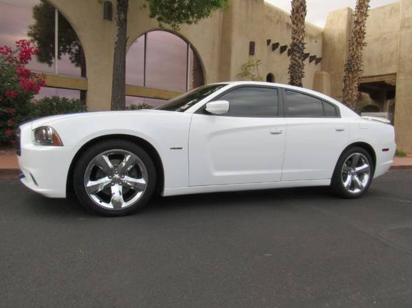 2013 Dodge Charger R/T Road/Track sedan White - cars & trucks - by... for sale in Tucson, AZ – photo 16