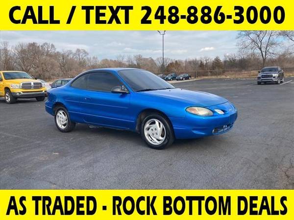 2002 Ford Escort ZX2 - coupe - cars & trucks - by dealer - vehicle... for sale in Waterford, MI