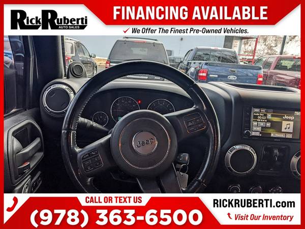 2013 Jeep Wrangler Unlimited Rubicon FOR ONLY 435/mo! - cars & for sale in Fitchburg, MA – photo 19