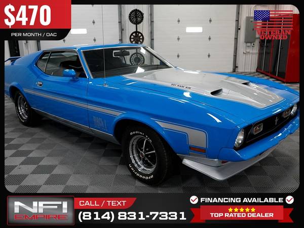 1971 Ford Mustang Mach 1 - - by dealer - vehicle for sale in North East, PA – photo 9