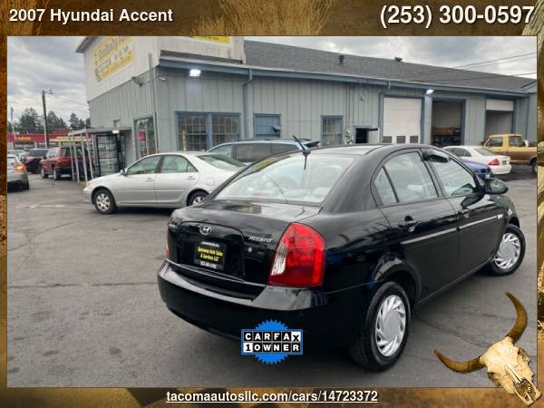 2007 Hyundai Accent GLS 4dr Sedan - - by dealer for sale in Tacoma, WA – photo 4