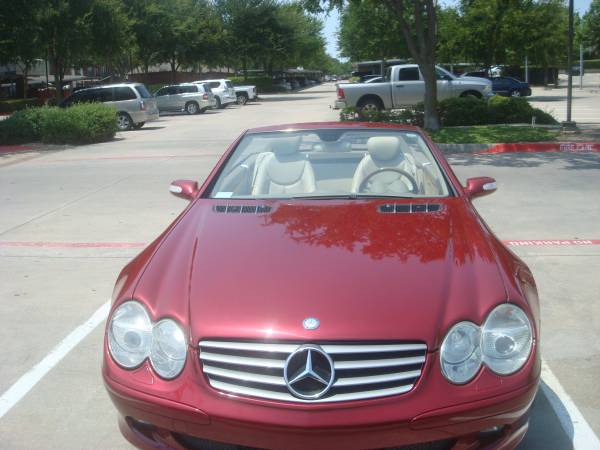 2005 MERCEDES SL500 MAROON / TAN LEATHER 139,989 ACTUAL MILES - cars... for sale in Jenks, OK – photo 3