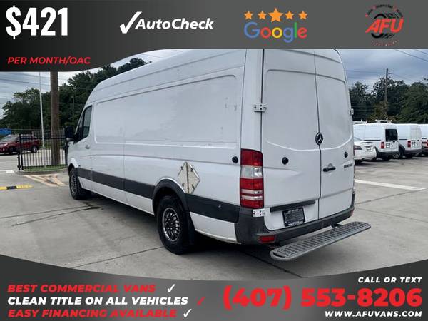421/mo - 2011 Mercedes-Benz Sprinter 2500 Cargo Extended w170 w 170 for sale in Kissimmee, FL – photo 3
