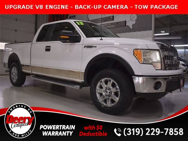Used 2013 Ford F 150 XLT Oxford White - - by dealer for sale in Cedar Falls, IA