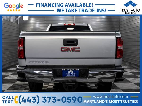 2016 GMC Sierra 2500HD Double Cab 8FT Long Bed 6-Pass Pickup Work for sale in Sykesville, MD – photo 6