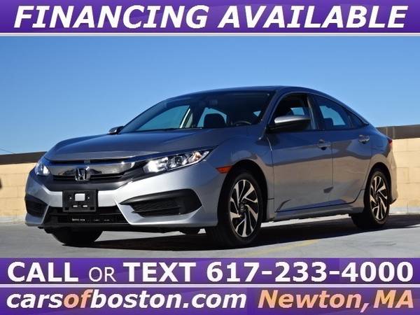 2016 HONDA CIVIC EX SEDAN SUNROOF ONE OWNER 45k MI SILVER ↑ GREAT DEAL for sale in West Newton, MA – photo 7