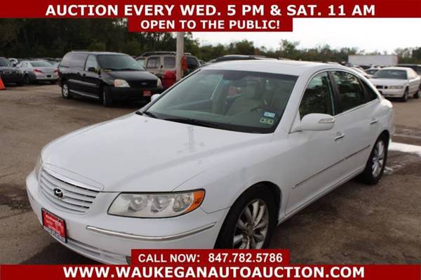 2008 *HYUNDAI* *AZERA* LIMITED 3.8L V6 LEATHER ALLOY GOOD TIRES 275979 for sale in WAUKEGAN, WI