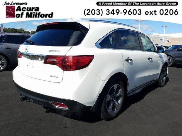 2014 Acura MDX SUV SH-AWD 4dr (White Diamond Pearl) for sale in Milford, CT – photo 4
