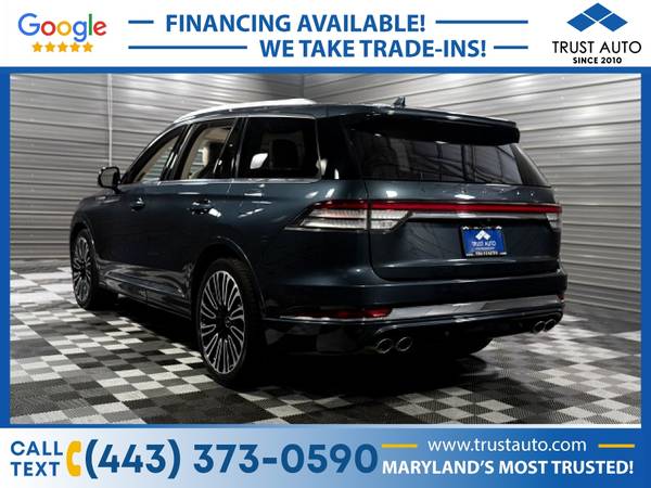 2020 Lincoln Aviator Black Label AWD 6-Pass Luxury SUV wDynamic for sale in Sykesville, MD – photo 5