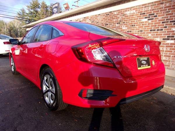 2017 Honda Civic LX, 27k Miles, Auto, Red/Black, 1 Owner, Nice!!! -... for sale in Franklin, NH – photo 5