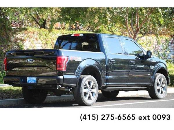 2016 Ford F150 F150 F 150 F-150 truck Lariat 4D SuperCrew (Black) for sale in Brentwood, CA – photo 3