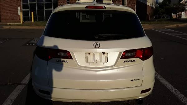 2007 ACURA RDX TECHNOLOGY, WHITE for sale in MANASSAS, District Of Columbia – photo 5