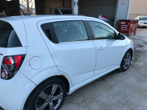 2014 Chevy Sonic Rs Stick Shift RUNS GREAT! - - by for sale in Clinton, IA – photo 5