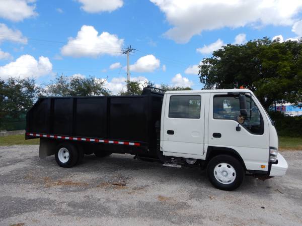2006 Isuzu NPR Crew Dump 14ft FL Truck 5.2L Diesel 68,000K Landscape G for sale in West Palm Beach, FL – photo 11