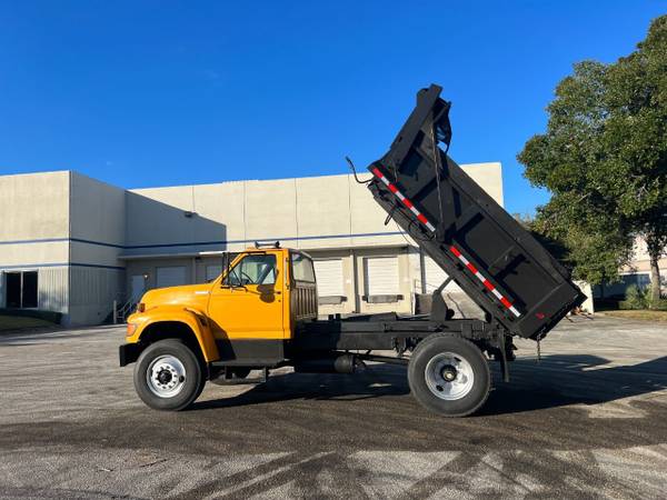 1996 Ford F-800 Dump Truck Yellow - - by dealer for sale in West Palm Beach, FL – photo 6