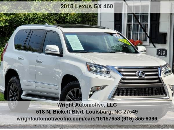 2018 Lexus GX 460 Premium 4wd - - by dealer - vehicle for sale in Louisburg , NC